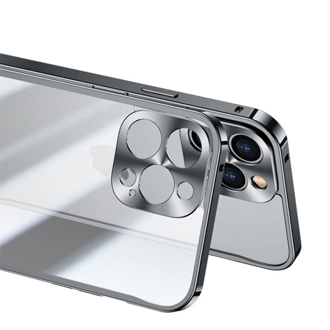 Metalowa luksusowa etui MagSafe dla iPhone Pro Max - Smukły i stylowy design z maksymalną ochroną