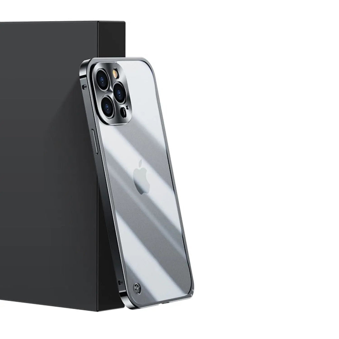 Metalowa luksusowa etui MagSafe dla iPhone Pro Max - Smukły i stylowy design z maksymalną ochroną