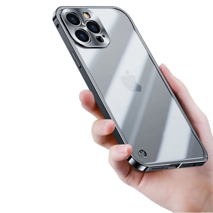 Metalowa luksusowa etui MagSafe dla iPhone Pro Max - Smukły i stylowy design z maksymalną ochroną