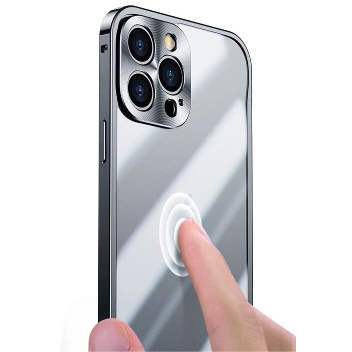 Metalowa luksusowa etui MagSafe dla iPhone Pro Max - Smukły i stylowy design z maksymalną ochroną
