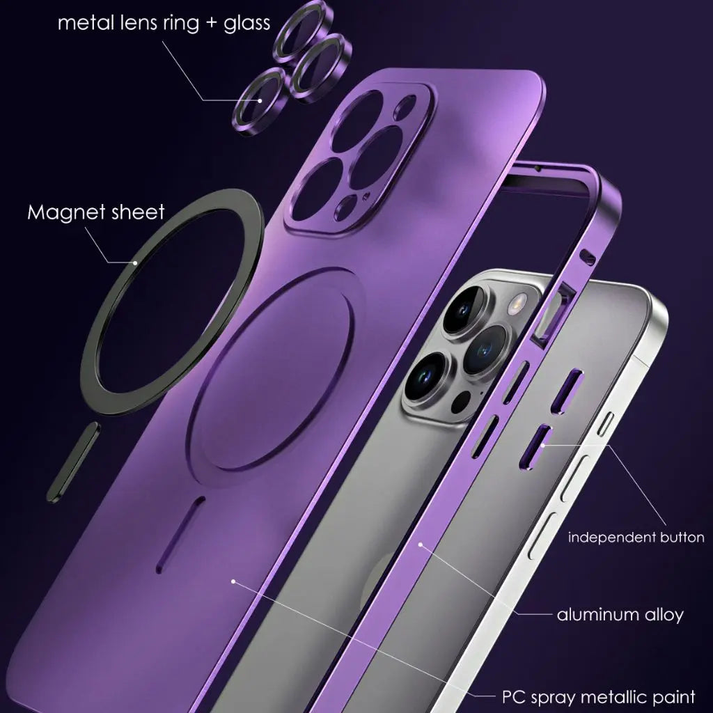 Etui na telefon MagSafe z magnesem metalowym