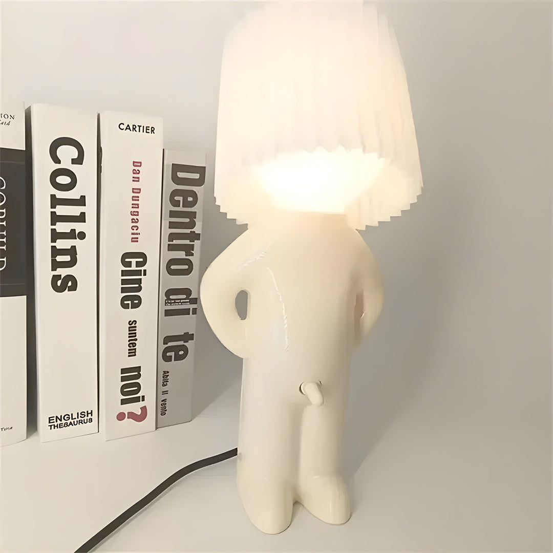 Sassy Boy Kreatywna Lampa Stołowa – Unikalne Oświetlenie do Sypialni i Przestrzeni Życiowej