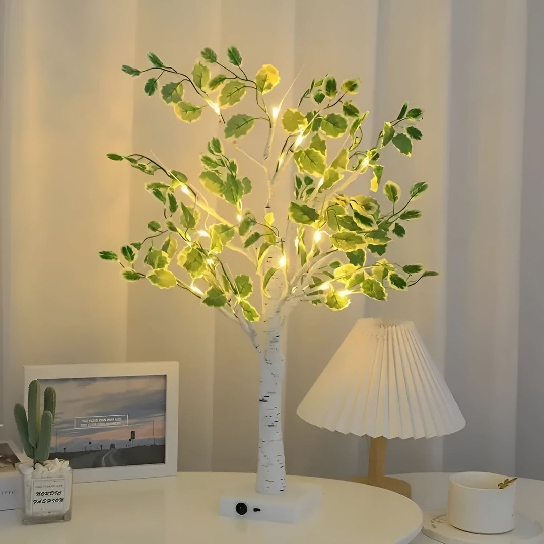 Magiczna Lampa Stołowa BrightTree – Elegancki Design Drzewa z Ciepłym Światłem LED