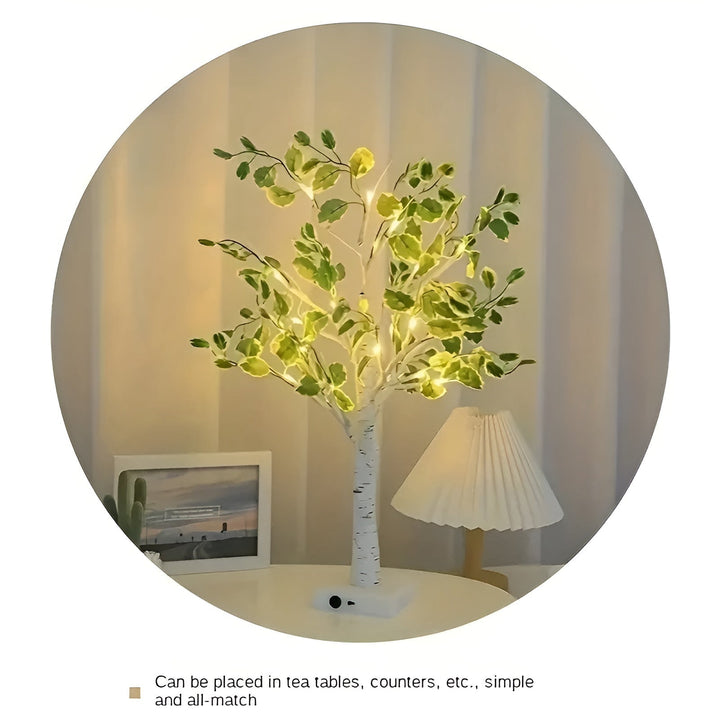 Magiczna Lampa Stołowa BrightTree – Elegancki Design Drzewa z Ciepłym Światłem LED
