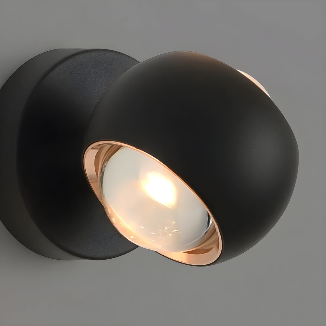Lampa ścienna wewnętrzna - nowoczesna lampa obrotowa