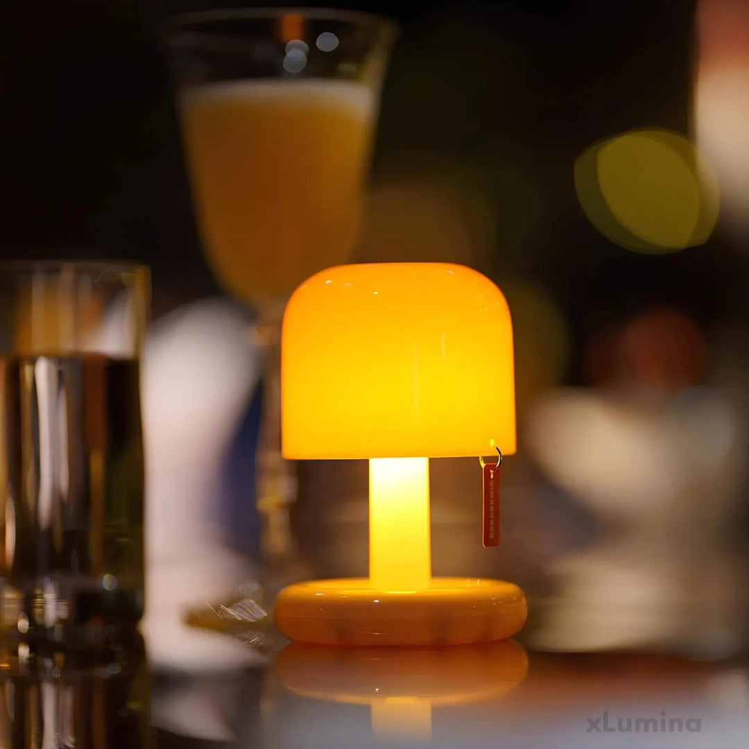Lampka nocna zachód słońca - Lampa stołowa