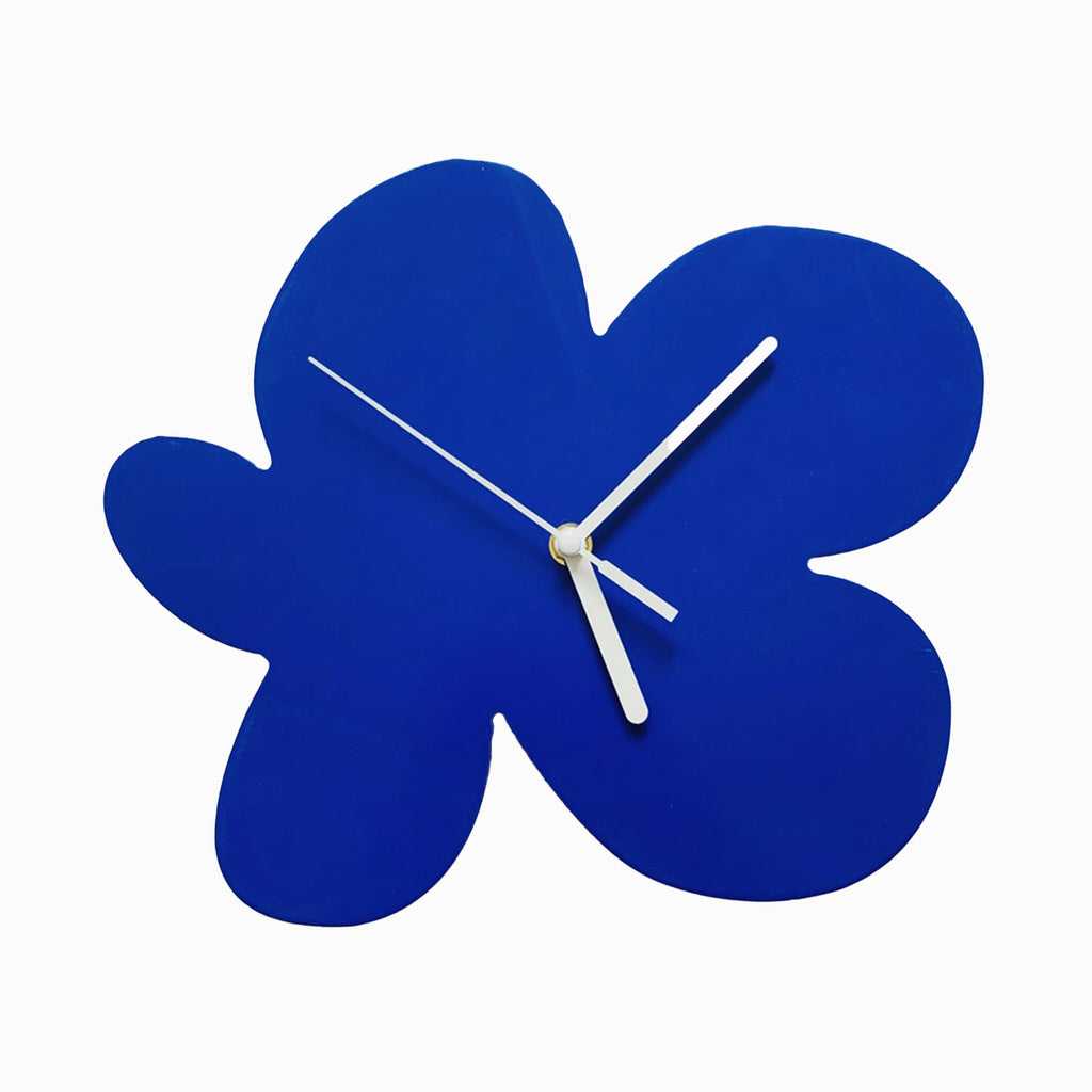 Zegar ścienny Flower Blob z akrylu