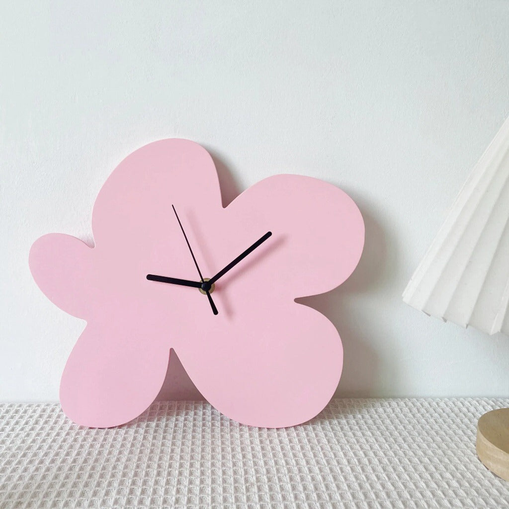 Zegar ścienny Flower Blob z akrylu
