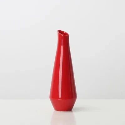Nowoczesny Jasny Gładki Wazon Porcelanowy