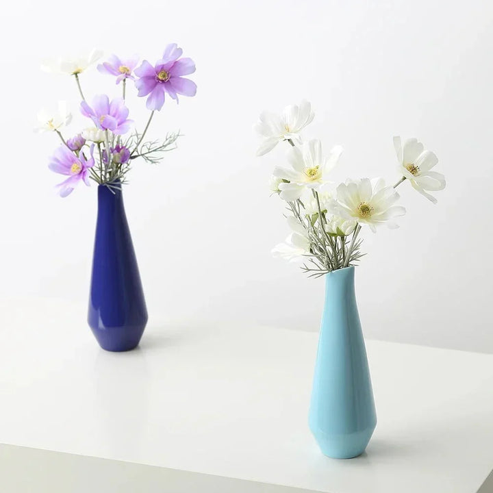 Nowoczesny Jasny Gładki Wazon Porcelanowy