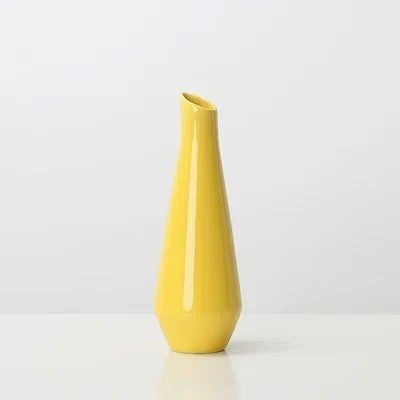 Nowoczesny Jasny Gładki Wazon Porcelanowy