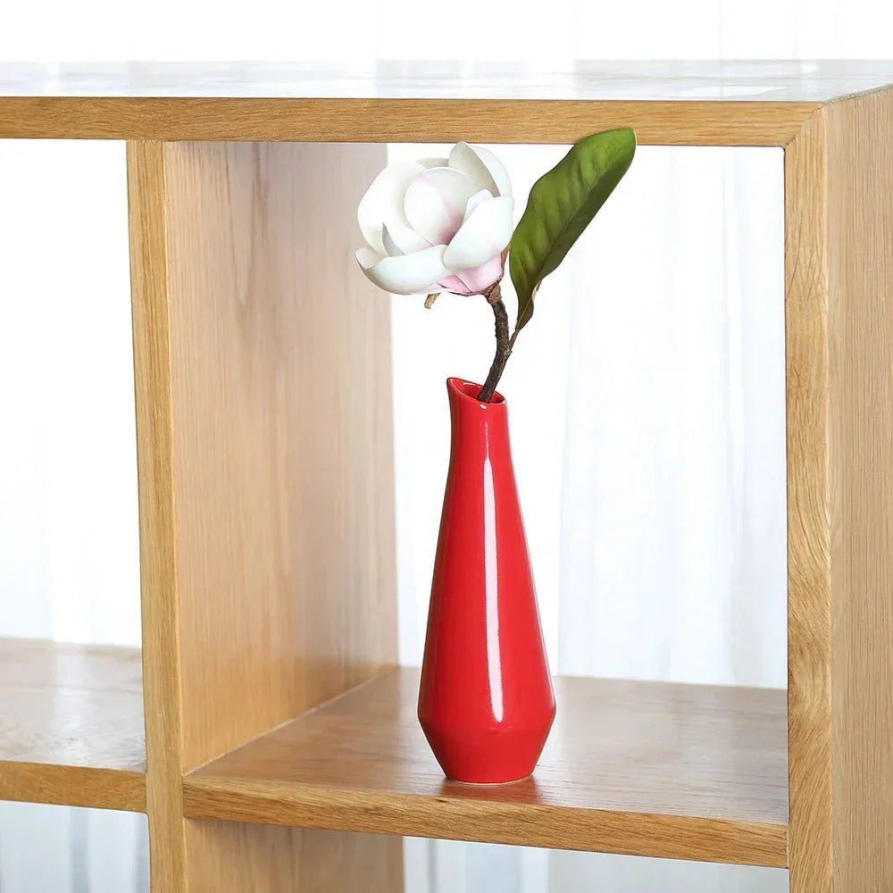 Nowoczesny Jasny Gładki Wazon Porcelanowy