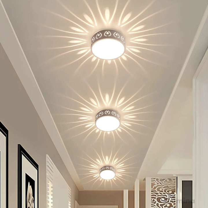 Lampa sufitowa LED - do wejścia, korytarza i balkonu