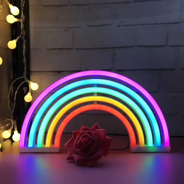 Neonowa Tęczowa Tarcza