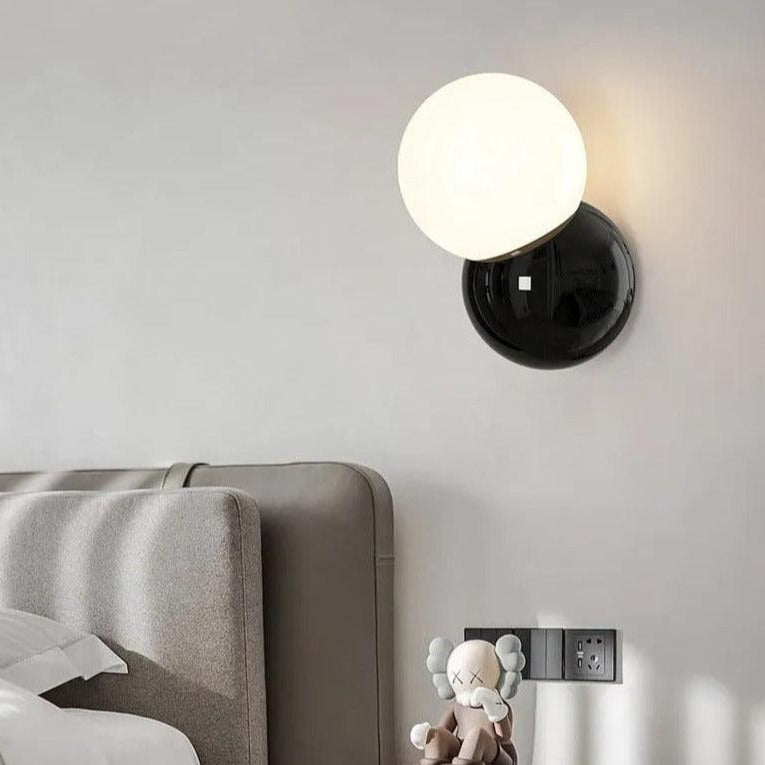 Nordycka Lampa Ścienna Bubble | Włącznik Przyciskowy