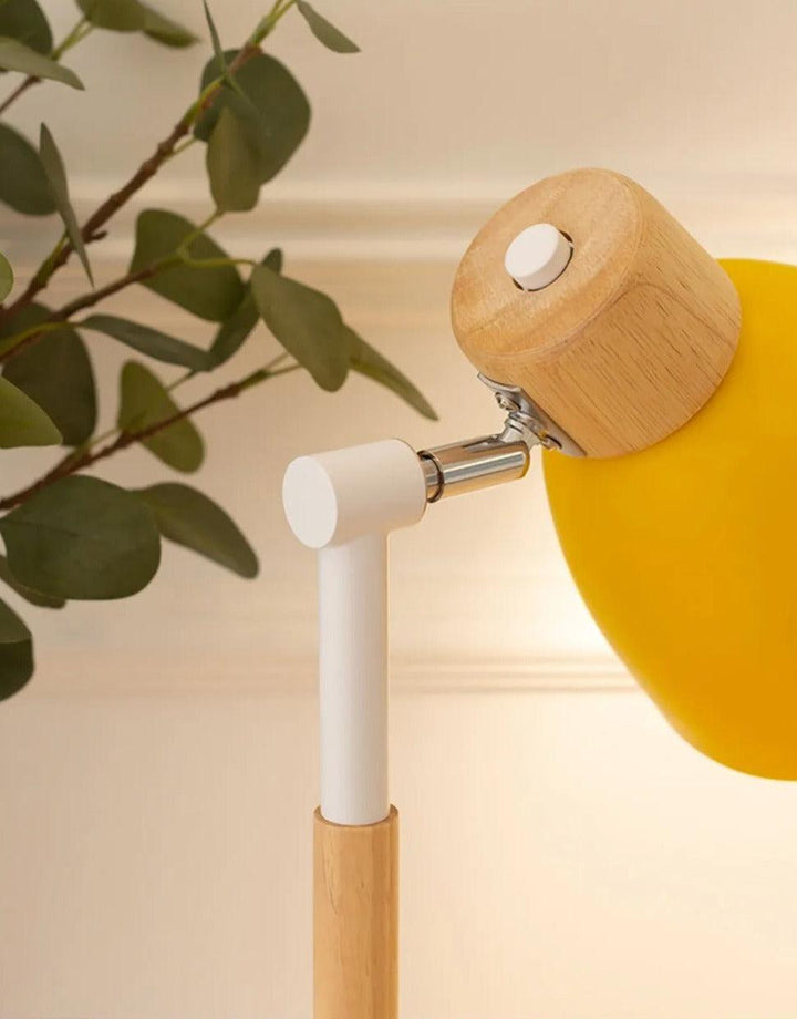 Lampa Stołowa Nordic | Drewno, Żelazo