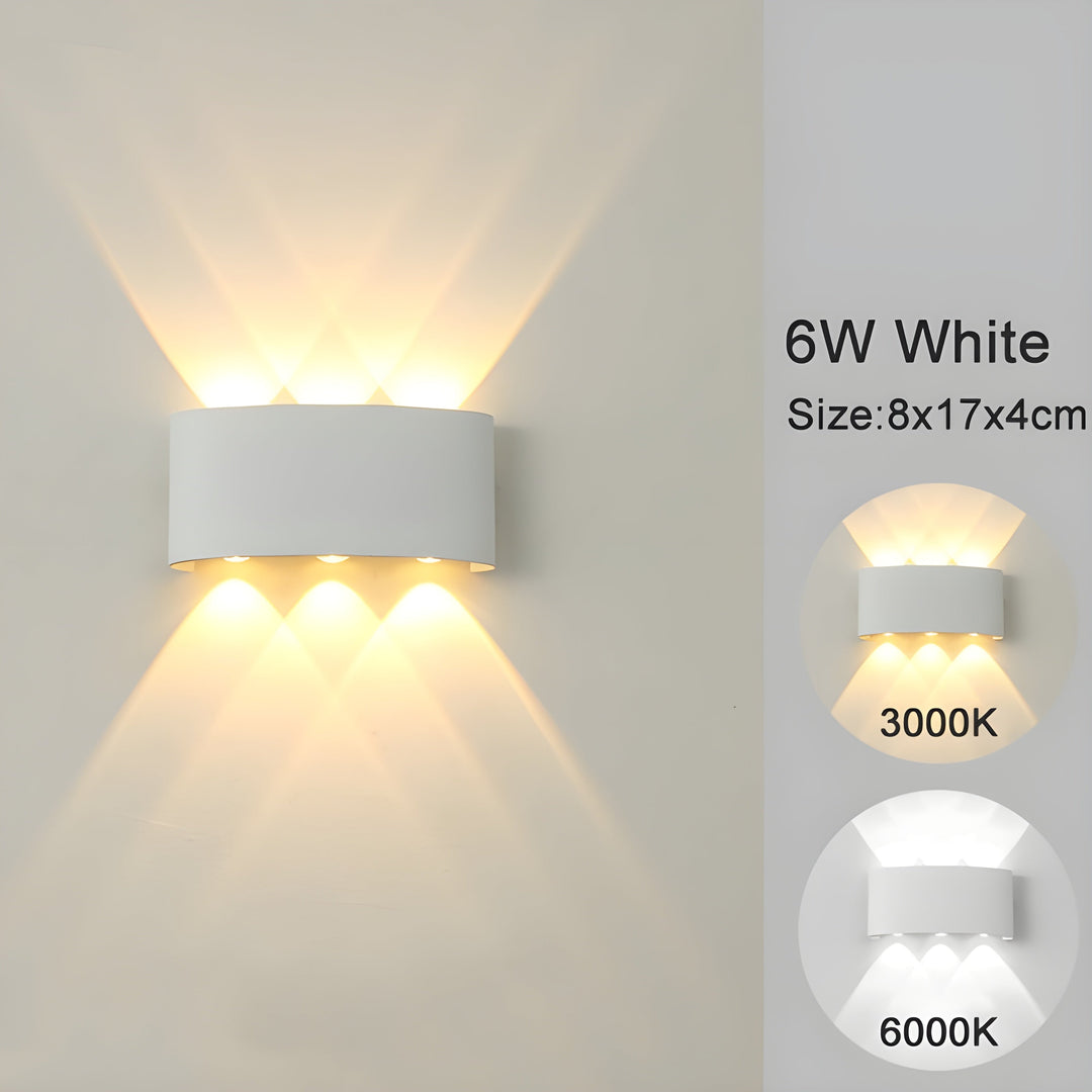 LED lampy ścienne do wnętrz i na zewnątrz