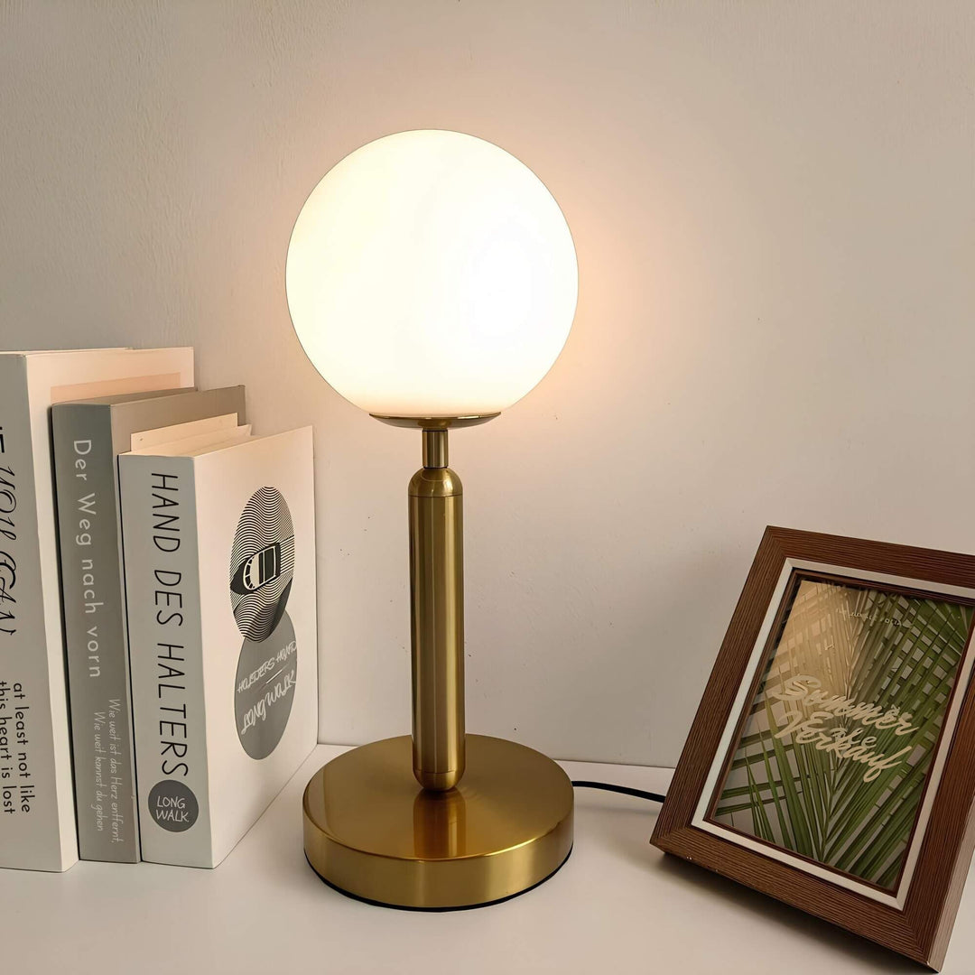 Lampa Stołowa Szklana
