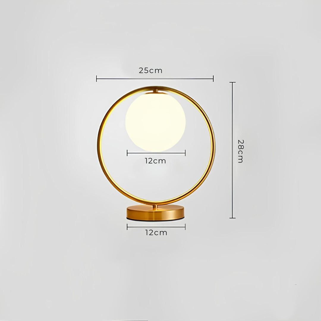 Lampa Stołowa Szklana