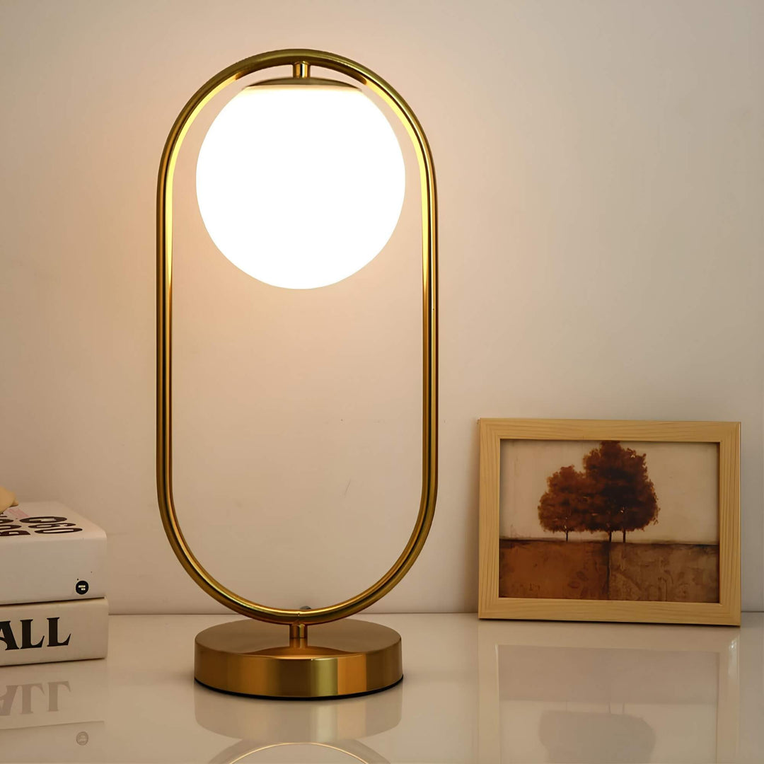 Lampa Stołowa Szklana