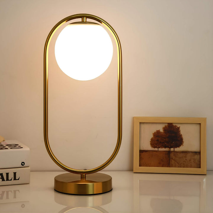 Lampa Stołowa Szklana