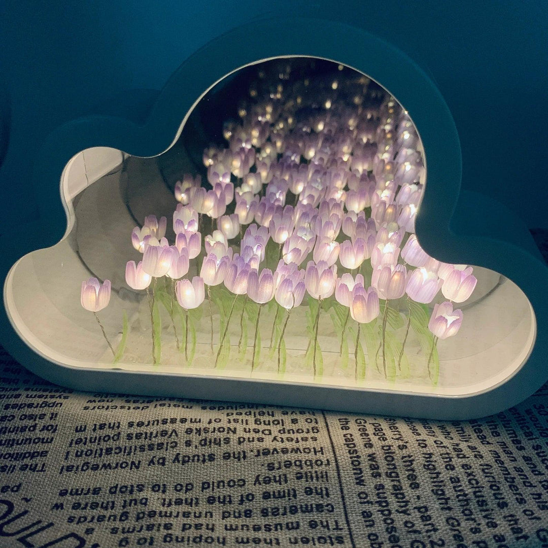 Lustro LED Tulip Cloud – Magiczne Światło i Dekoracyjny Design