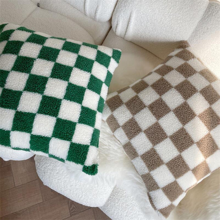 Poszewka Fleece w Kratkę