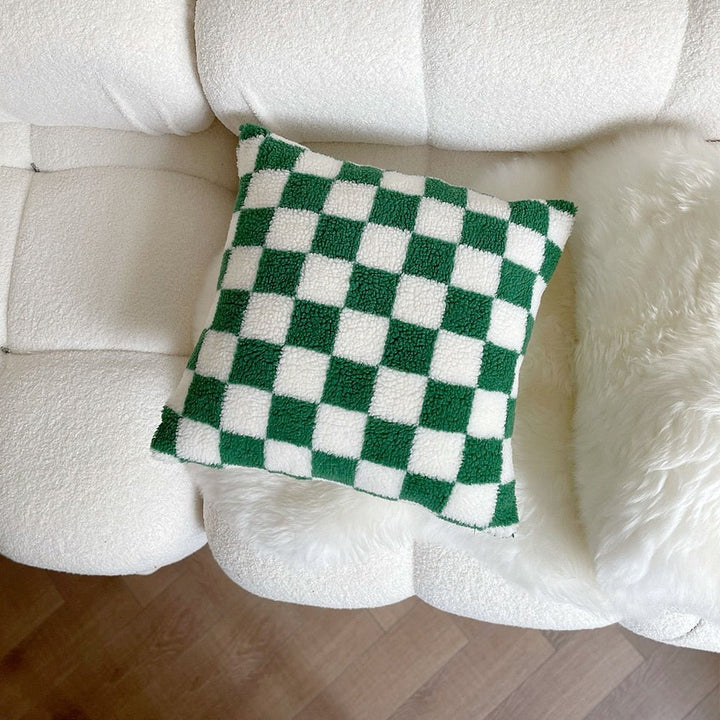 Poszewka Fleece w Kratkę