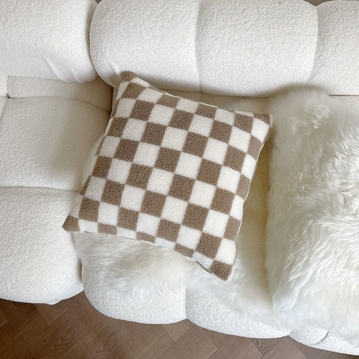 Poszewka Fleece w Kratkę