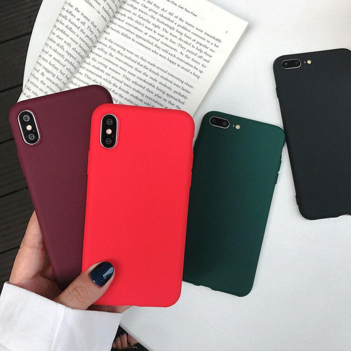 Aleta - Miękka silikonowa matowa etui na iPhone&