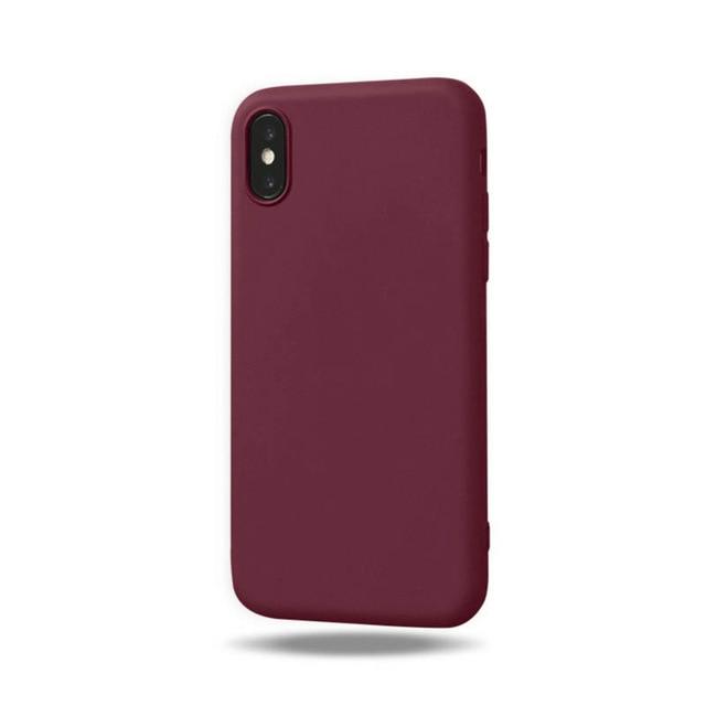 Aleta - Miękka silikonowa matowa etui na iPhone&