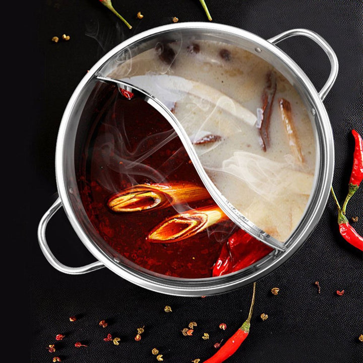 Patelnia Hot Pot Twin Split ze Stali Nierdzewnej