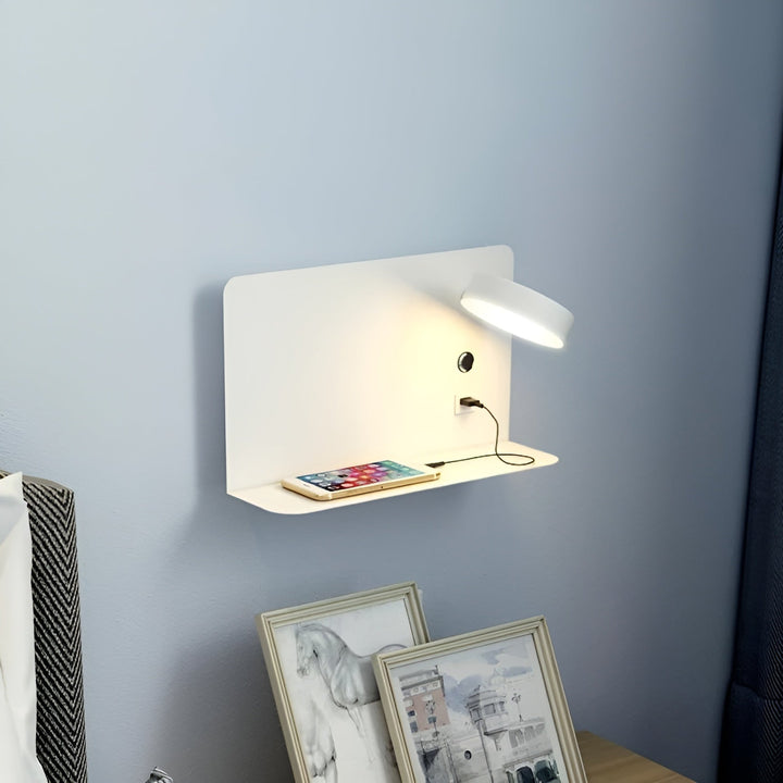 Lampa ścienna – Elegancja z możliwością ładowania przez USB z oświetleniem LED dla luksusowej atmosfery