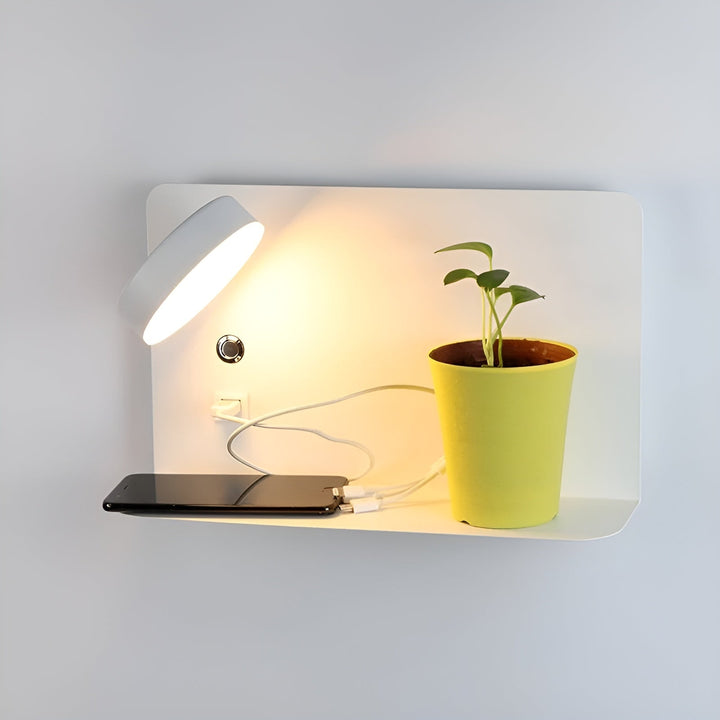 Lampa ścienna – Elegancja z możliwością ładowania przez USB z oświetleniem LED dla luksusowej atmosfery