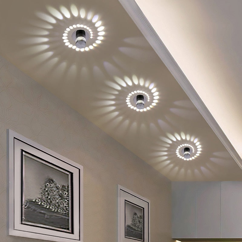 Downlight - Lampa w kształcie spirali | Oszczędność energii
