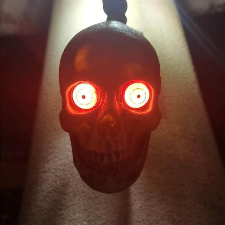 Straszna Lampa LED w Kształcie Czaszki