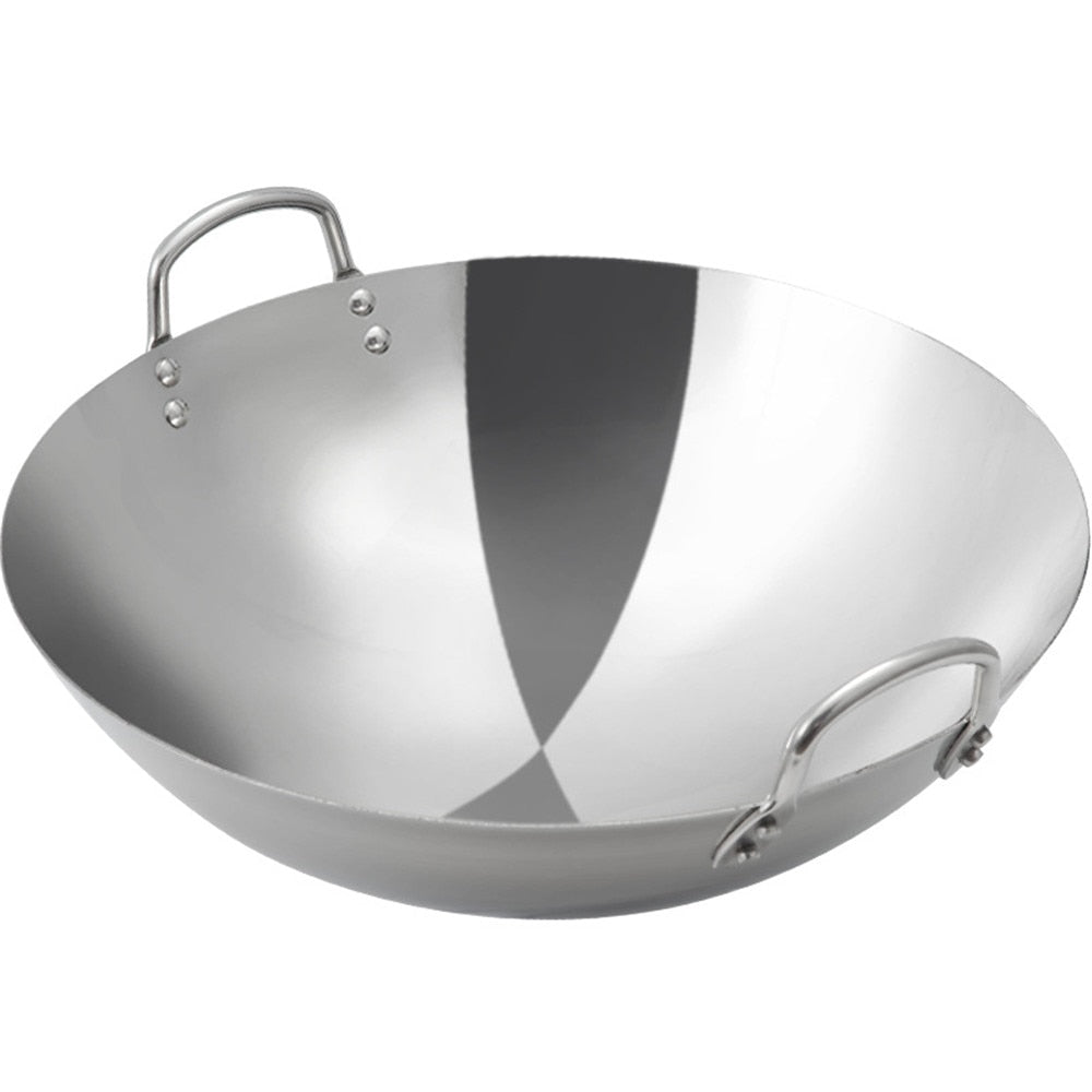 Wok ze stali nierdzewnej Wellington (4 rozmiary)