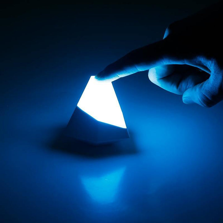 2w1 Diamentowa LED Nocna Lampa Ładowarka Bezprzewodowa