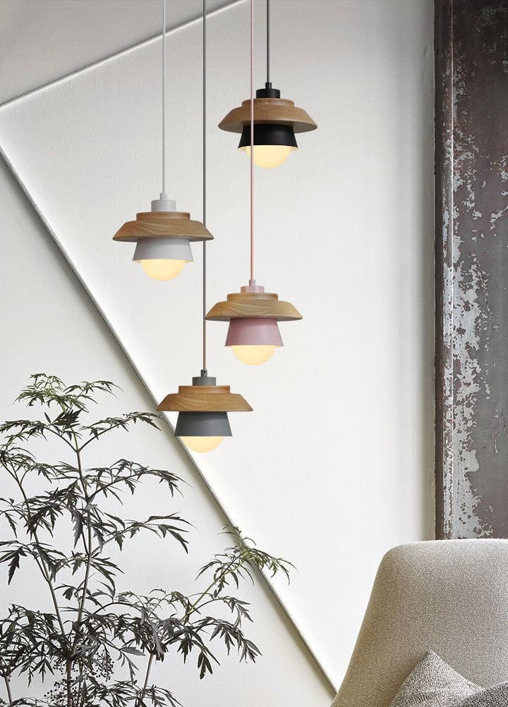 Nowoczesna Pojedyncza Lampa Wisząca w Stylu Nordic