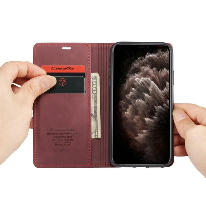 Etui portfelowe z magnesem do iPhone&