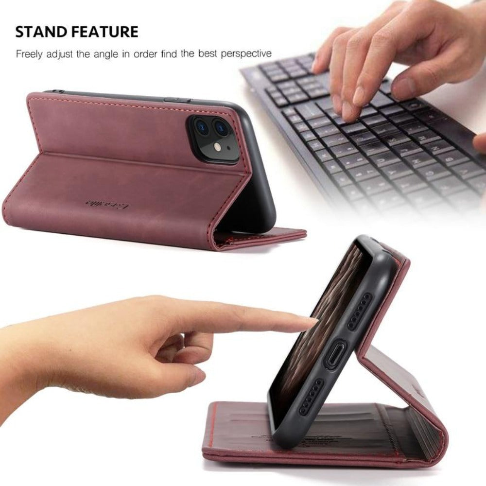 Etui portfelowe z magnesem do iPhone&