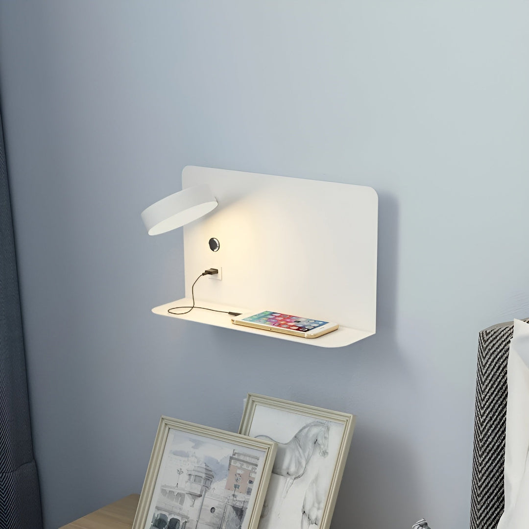 Lampa ścienna – Elegancja z możliwością ładowania przez USB z oświetleniem LED dla luksusowej atmosfery
