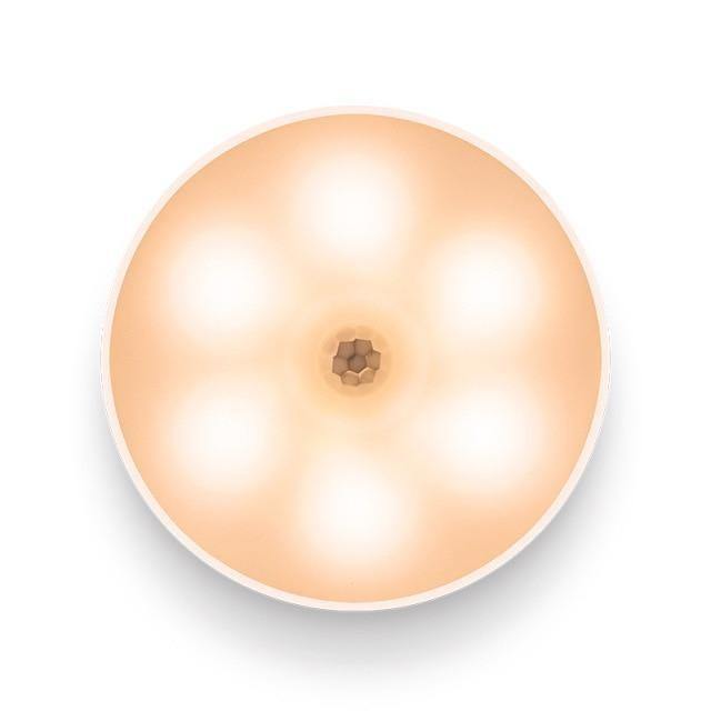 Ładowalna LED Lampa Nocna z Czujnikiem Ruchu USB