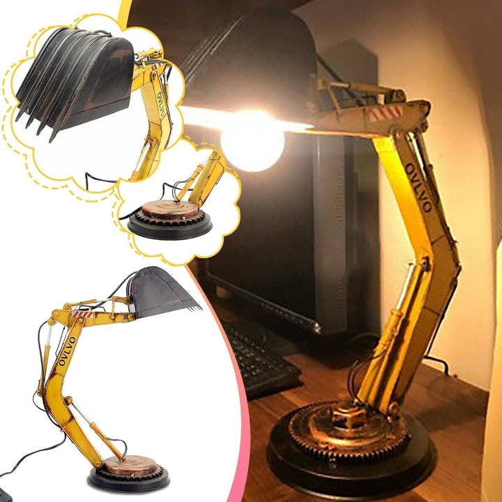 Unikalna Lampa Stołowa Digger