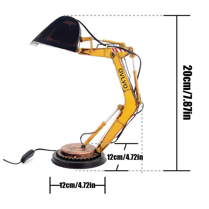 Unikalna Lampa Stołowa Digger