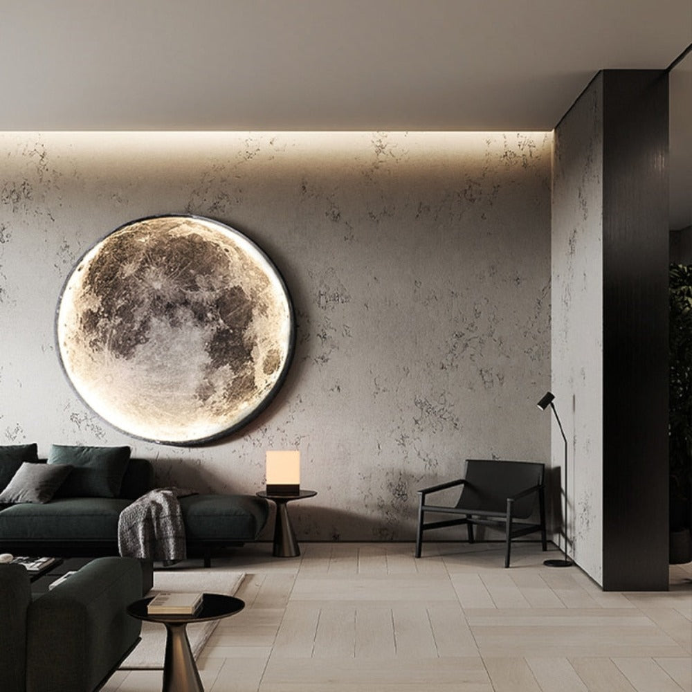 3D LED Lampa Sufitowa lub Ścienna Księżyca lub Ziemi