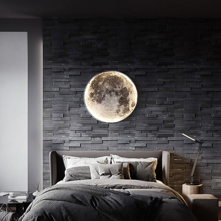 3D LED Lampa Sufitowa lub Ścienna Księżyca lub Ziemi (3 Style) 24CM-80CM
