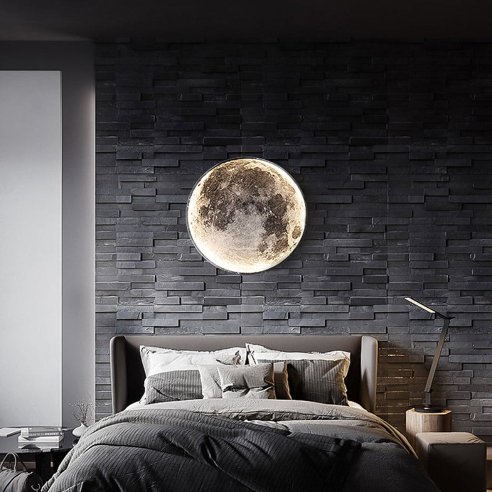 3D LED Lampa Sufitowa lub Ścienna Księżyca lub Ziemi