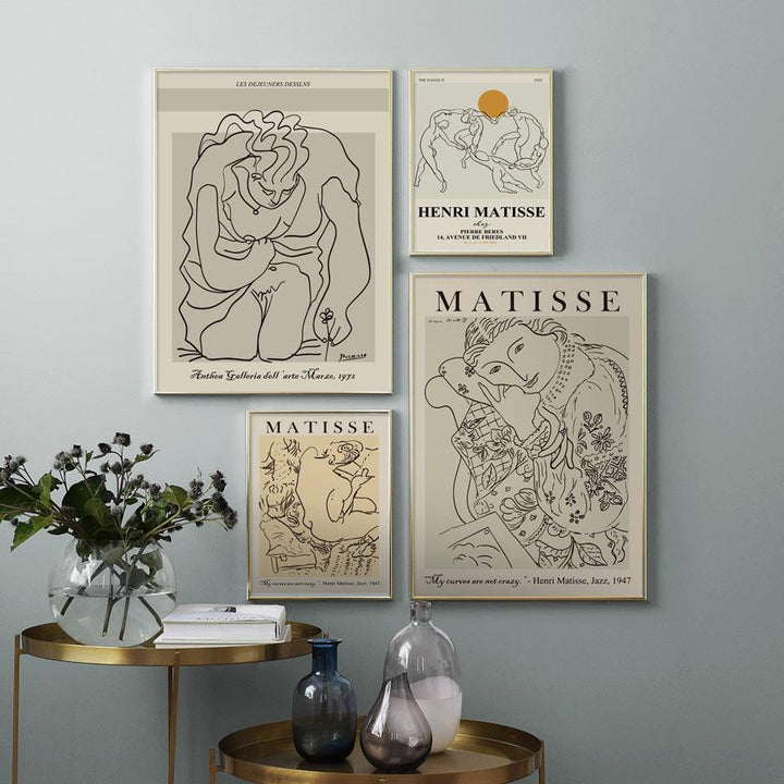 Henri Matisse Picasso Abstrakcyjny Obraz na Płótnie