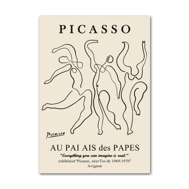 Henri Matisse Picasso Abstrakcyjny Obraz na Płótnie